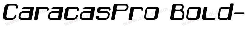 CaracasPro Bold字体转换